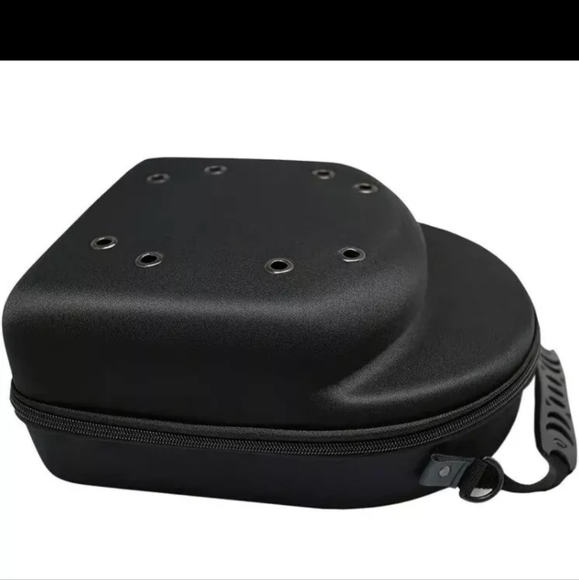 Baseball Cap Carrier Box Travel Case for Hats Caps Fits 6 Hats with Zipper Black - Picture 7 of 8